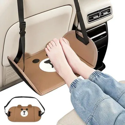 Immagine prodotto di Poggiapiedi regolabile per bambini - Accessori da viaggio per aereo/auto