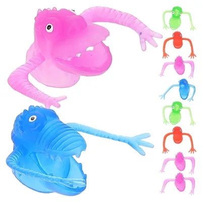 Productafbeelding van Solidchoice - Set van 10 Vingerpoppen voor Creatief Spel