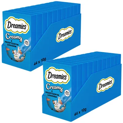 Produktbild von Set 22x40g Katzenleckerli Dreamies mit köstlichem Lachs