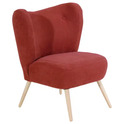 Produktbild von Max Winzer Sessel Sari - Velourstoff terracotta - Maße: 70 x 69 x 86 cm