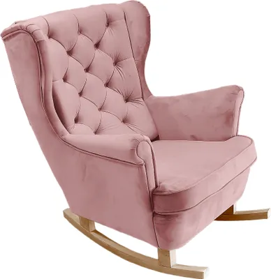 Produktbild von DomoHome Relaxsessel Armlehnensessel Armlehnen Fernsehsessel Loungesessel Polstersessel Couchsessel Armsessel Chair Wohnzimmersessel Ohrensessel | 102x81x95cm | Pink_29838