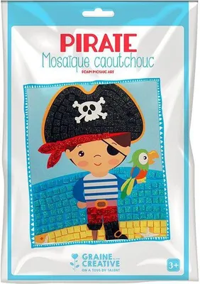 Produktbild von Gummi Mosaik Box - Pirat