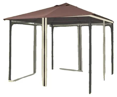 Imagen del producto de Malla mosquitera, fabricada con nylon duradero, fácil de instalar, color beige