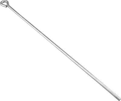 Produktbild von 100 Stück Abhängedraht 125 mm mit Öse, verzinkt