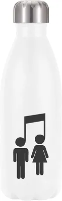 Produktbild von Vakuumisolierte Thermowasserflasche in Weiß