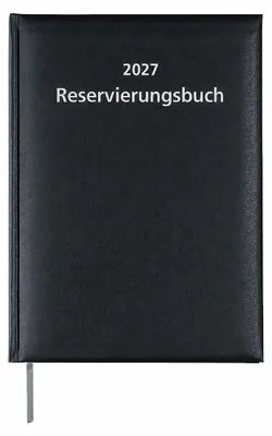 Produktbild von 2027 ADINA Dickes Reservierungsbuch A4 schwarzer Balacron Einband