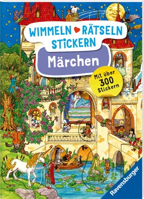 Produktbild von Wimmeln, Rätseln, Stickern: Märchen