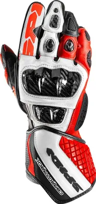Imagen del producto de Spidi Carbo Track Evo, color rojo//blanco, talla S