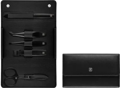 Obrázok produktu pre Zwilling Manikuere-Set Leder 5tlg. schwarz