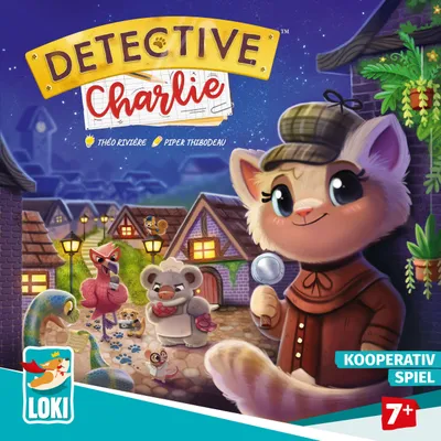 Produktbild von 517822 - Detective Charlie, Kartenspiel, 1-5 Spieler, ab 7 Jahren (DE-Ausgabe)