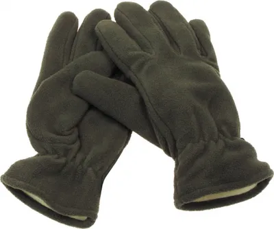 Produktbild von MFH Fleece-Fingerhandschuhe, oliv, gefüttert - S