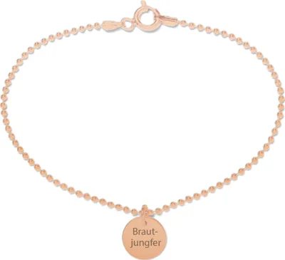 Produktbild von Beka & Bell 5002R Armband Damen Brautjungfer Silber Roségold Gr. M