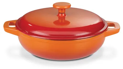 Zdjęcie produktu dla Żeliwny garnek do duszenia Orange Shadow 30 cm