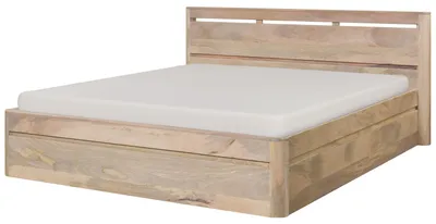 Produktbild von MASSIVMOEBEL24.DE Bett Mango 200x200x90 weiß lackiert TORONTO #358