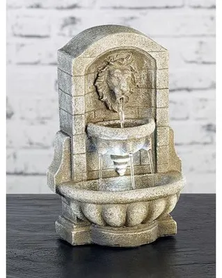 Image de Fontaine d'intérieur sculpture Lion LeoZen