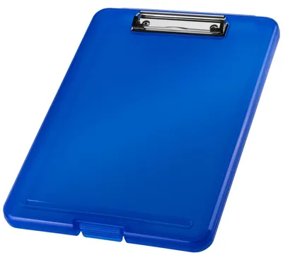 Produktbild von helit Klemmbrett transluzent blau DIN A4