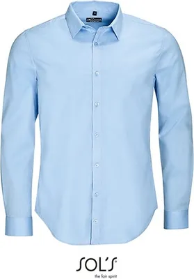 Image de SOL'S Men's Long Sleeve Stretch Shirt Blake