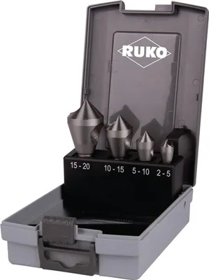 Image de Fraises à chariotage transversal Ruko 90Grad Diamètre 2 / 5-15 / 20 HSS-Co Cassette plastique - 102312ERO
