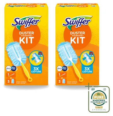 Produktbild von 2 x Swiffer Duster Starterkit mit 3 Febreze-Nachfüllern - Vorratspackung - 2 Stücke