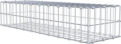 Produktbild von Gabione 100 cm x 20 cm x 30 cm (L x H x T), Maschenweite 5 x 10 cm, Spiralring
