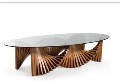 Produktbild von Design Wohnzimmertisch Couchtisch Luxus Kaffeetisch Tisch 157x80cm