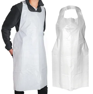 Imagen del producto de Delantales desechables, impermeables, 100 unidades, para la cocina