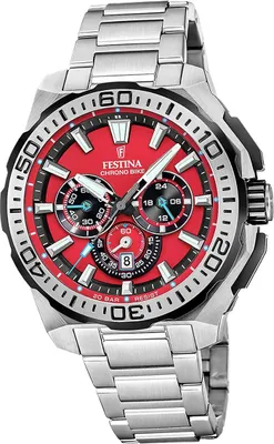 Produktbild von Festina Herrenuhr Chrono Bike Armbanduhr Edelstahl silber D2UF20724/5