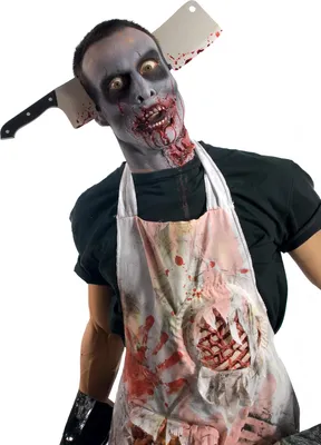 Obrázek produktu pro Halloween čelenka krvavá sekera doplněk černo-stříbrno-červená - jedna velikost