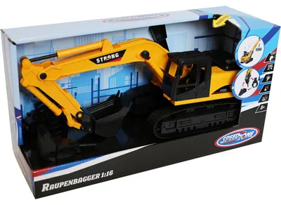 Produktbild von Speedzone Raupenbagger Light & Sound, mit Friktion, 1:16
