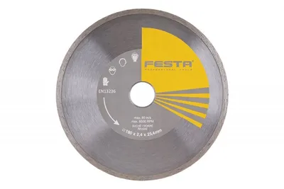Immagine prodotto di Mola diamantata FESTA completa 180x2,4x25,4mm