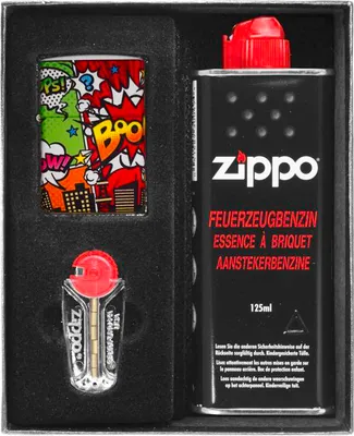 Produktbild von ZIPPO Feuerzeug POP ART CITY Geschenkset Nr. 1