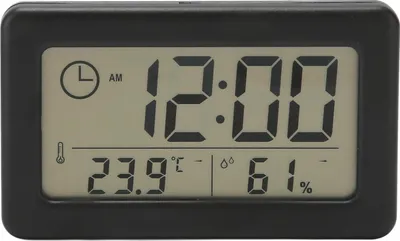 Produktbild von Digitale Uhr mit Temperatur- und Luftfeuchtigkeit tragbarer Rückstandhänge von Rückenlöchern