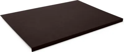 Produktbild von Schreibtischunterlage mit Kantenschutz Leder Dunkel Braun cm 70x50 - Rutschfester Boden - Hergestellt in Italien