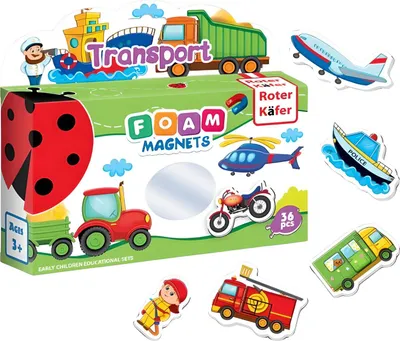 Obrázek produktu pro Magnetická stavebnice pro děti – transportní sada s certifikací CE|EN 71, podporuje rozvoj kreativity a manuálních dovedností