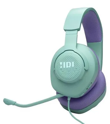 Zdjęcie produktu dla JBL Quantum 100M2, Przewodowa, 20 - 20000 Hz, Gaming, 220 g, Zestaw suchawkowy, Cyjan