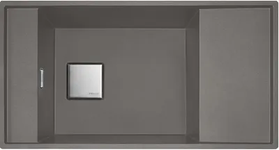 Zdjęcie produktu dla Franke Fresno - Zlewozmywak fragranitowy FSG 211/111, 860x458 mm, szary kamień 135.0652.560