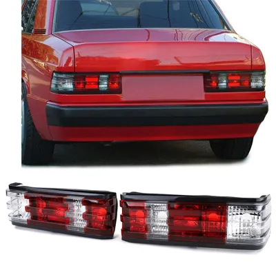 Produktbild von Rückleuchten links/rechts rot / weiß für Mercedes 190 W201 1982-1993