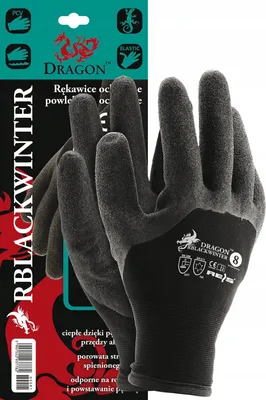 Produktbild von Reis Rblackwinter Warme Arbeits-Winterhandschuhe Größe 8