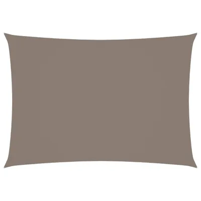 Zdjęcie produktu dla The Living Store Markiza Oxford Fabric prostokątna 2,5x4 m Taupe