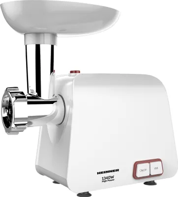 Obrázek produktu pro Heinner MG-1340WH, 1340 W, Bílá, 1,2 kg/min, Nerezová ocel, Plast, 220 - 240 V