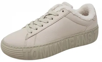 Produktbild von Tommy Hilfiger New Cupsole Leat WL Sneaker Beige