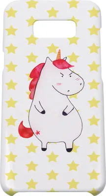 Produktbild von Mr. & Mrs. Panda Samsung Galaxy S8 plus Handyhülle  Einhorn Wut - Weiß - Geschenk, Hülle, Arbeit, Handy Case, Nein, Unicorn, Cover, Einhörner