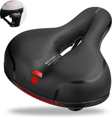 Produktbild von Fahrradsattel, Memory Foam Gel Fahrradsattel, ergonomischer Hohlsattel, wasserdichter und atmungsaktiver Sattel fš¹r M?nner und Frauen