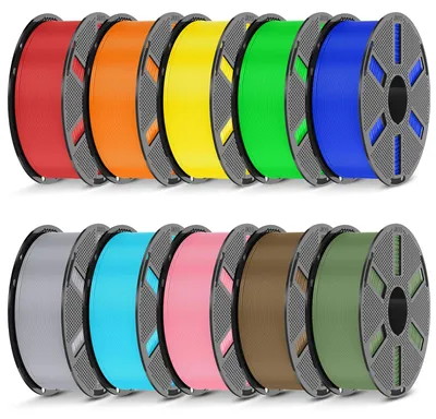 Obrázok produktu pre 3D tlačiarne: Filament PETG, viacfarebný, 1,75 mm, 11 kg, určené pre FDM tlačiarne
