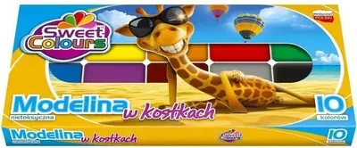Zdjęcie produktu dla Modelina w kostkach 10 kolorów