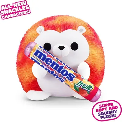 Produktbild von Zuru Snackles Igel Mentos Hedgehog Snackle Stofftier mit Essen 20cm groß