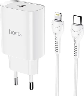 Obrázok produktu pre Nabíjačka USB-C / Lightening 20W biela - HOCO