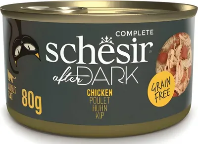 Produktbild von Schesir 21112003, Adult, jede Rasse, Huhn, 80 g, Getreidefrei