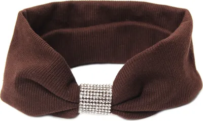 Produktbild von Haarband mit Strass Braun