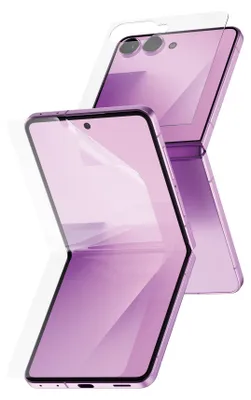 Immagine prodotto di Protezione per schermo PanzerGlass® per Samsung Galaxy Z Flip8 | Vetro e pellicola, Samsung, Samsung - Galaxy Z Flip8, Applicazione a secco, Resistente ai graffi, Resistente agli urti, Trasparente, 1 pezzo